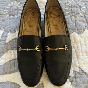 Sam Edelman Lorraine Black Goldtone Bit Shoe Size 6.5